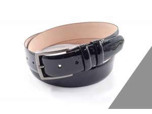 3.5 cm Erkek Klasik Rugan Hakiki Deri Kemer Siyah 3.5 cm Erkek Klasik Rugan Hakiki Deri Kemer Siyah