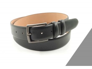 3.5 cm Erkek Hakiki Deri Klasik Kemer Siyah