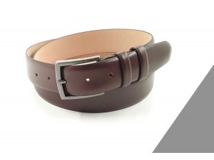 3.5 cm Erkek Hakiki Deri Klasik Kemer Kahverengi