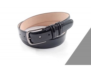 3,5 cm Klasik Erkek Rugan Hakiki Deri Kemer Siyah 3,5 cm Klasik Erkek Rugan Hakiki Deri Kemer Siyah