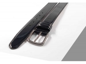 3,5 cm Klasik Erkek Rugan Hakiki Deri Kemer Siyah 3,5 cm Klasik Erkek Rugan Hakiki Deri Kemer Siyah