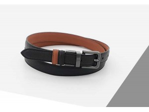 2 cm Kadın Çift Taraflı Klasik Hakiki Deri Kemer Siyah - Taba 2 cm Kadın Çift Taraflı Klasik Hakiki Deri Kemer Siyah - Taba