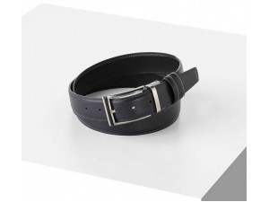 3.5 cm Erkek  Klasik Çift Taraflı  Hakiki Deri Kemer Lacivert-Siyah 3.5 cm Erkek  Klasik Çift Taraflı  Hakiki Deri Kemer Lacivert-Siyah