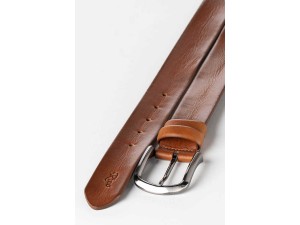 4 cm Erkek Hakiki Deri Spor Kemer Kestane