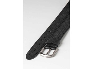 4 cm Erkek   Hakiki Deri Spor Kemer Siyah