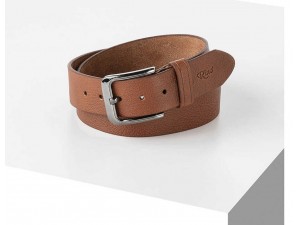 4.5 cm Erkek  Hakiki Deri Spor Kemer Taba