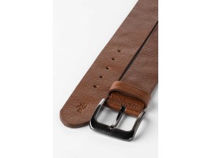 4.5 cm Erkek  Hakiki Deri Spor Kemer Taba