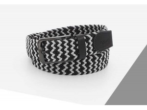 3,5 cm Erkek Elastik Dokuma Kemer Siyah-Gri 3,5 cm Erkek Elastik Dokuma Kemer Siyah-Gri