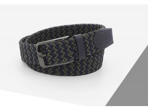 3.5 cm Elastik Dokuma Kemer Haki - Lacivert 3.5 cm Elastik Dokuma Kemer Haki - Lacivert