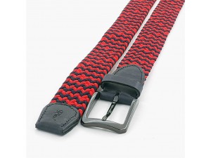 3.5 cm Elastik Dokuma Kemer Kırmızı - Lacivert 3.5 cm Elastik Dokuma Kemer Kırmızı - Lacivert