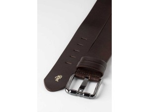 4.5 cm Erkek  Hakiki Deri Spor Kemer Kahverengi