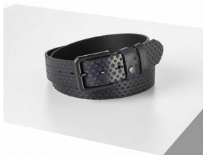 4 cm Unisex  Hakiki Deri Spor Kemer Lacivert