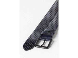 4 cm Unisex  Hakiki Deri Spor Kemer Lacivert