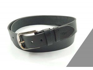 4 cm  Büyük Beden (Battal Boy) Deri Spor Kemer Siyah