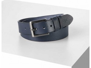 4 cm Erkek  Hakiki Deri Spor Kemer Lacivert 4 cm Erkek  Hakiki Deri Spor Kemer Lacivert