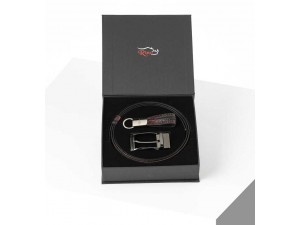 Erkek Kemer Anahtarlık Seti  Bordo - Siyah Erkek Kemer Anahtarlık Seti  Bordo - Siyah